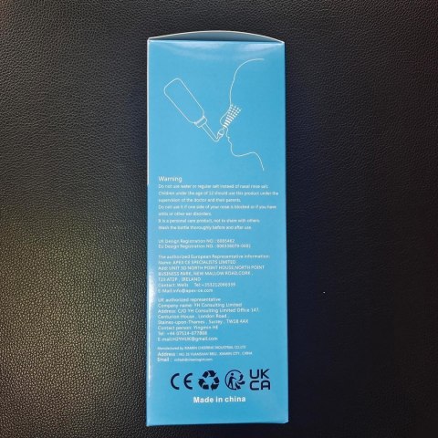 CROING 40 x sól 1x butelka do płukania zatok 300ml zestaw do płukania nosa CROING 40 x sól 1x butelka do płukania zatok 300ml zestaw do płukania nosa