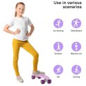 Zestaw Ochronny Kask i Ochraniacze Dziecięce Fioletowe (5-12 lat)