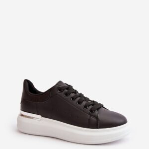Black Platform Sneakers MINIMA Women’s Minimalist Low-Top White Sole EU 36–40