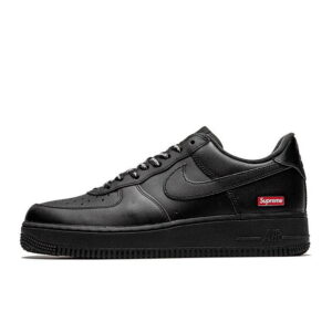 Nike Air Force 1 Low Supreme – Black Leather Sneakers CU9225-001