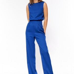 Elegant Cornflower Blue Jumpsuit KM26 - Nife