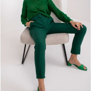 Women's Trousers Model DHJ-SP-12787.21X Dark Green - Italy Moda