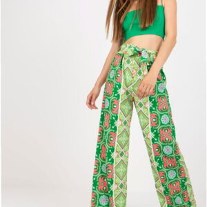 Women's Trousers Model DHJ-SP-13587.66P Green - Italy Moda