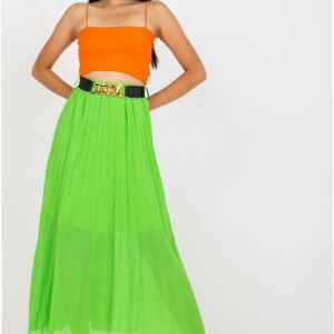 Skirt Model DHJ-SD-10620A.42 Light Green - Italy Moda