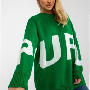 Ladies' Sweater Model LC-SW-8050.95P Green - Rue Paris