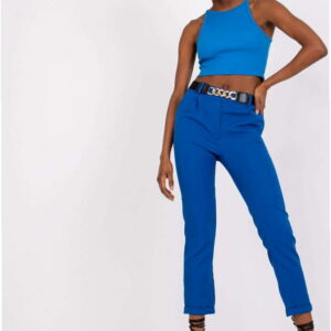 Women's Trousers Model DHJ-SP-13165.20 Dark Blue - Italy Moda