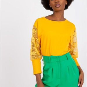 Blouse Model RV-BZ-7551.19 Light Orange - Rue Paris