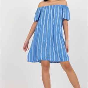 Dress Model D73771R30145J White/Blue - Fresh Made