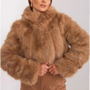 Women's Jacket Model AT-KR-2378.97P Camel - AT