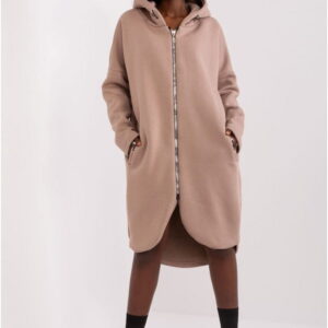 Women's Hoodie Model RV-BL-4858-2.97P Dark Beige - Relevance