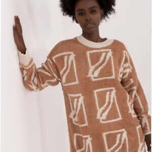 Women's Sweater Model BA-SW-0277.02 Camel - Badu