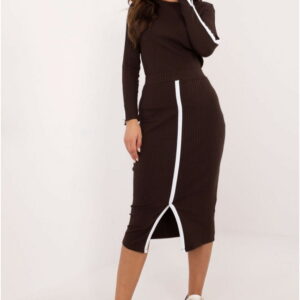 Dark Brown Skirt Set Model RV-KMPL-A-182.01X - Relevance