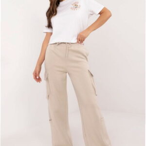 Beige Women's Trousers Model D10608BC62434A1 - Sublevel