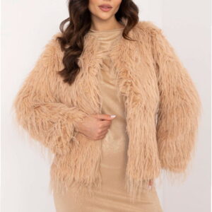 Women's Jacket Model AT-KR-2359.96P Camel - AT