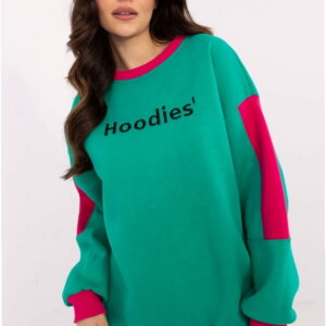 Women's Hoodie Model EM-BL-983.10X Turquoise - Factory Price