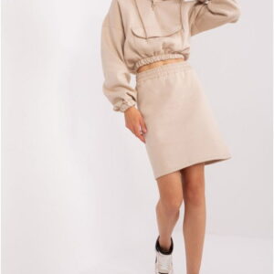 Skirt Set Model EM-KMPL-705.25 Beige - Ex Moda