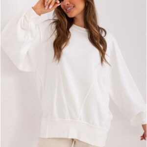 Women's Sweatshirt Model EM-BL-716.14 Ecru - Ex Moda