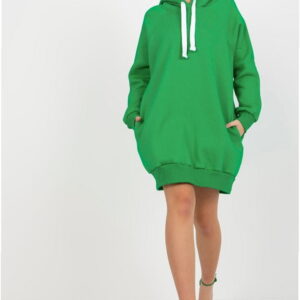 Women's Hoodie Model EM-BL-695.25X Green - Ex Moda